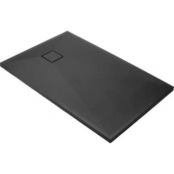 DEANTE Prostokątny Granitowy Brodzik Prysznicowy 1200x900 mm Czarny