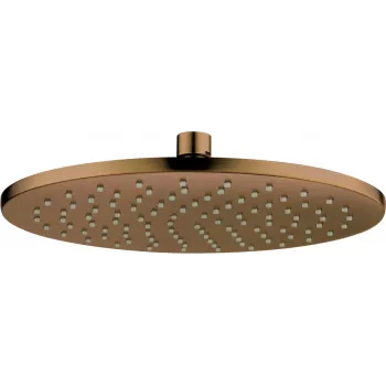 DEANTE Round Shower Head - 250 mm, Matte Black, Stainless Steel