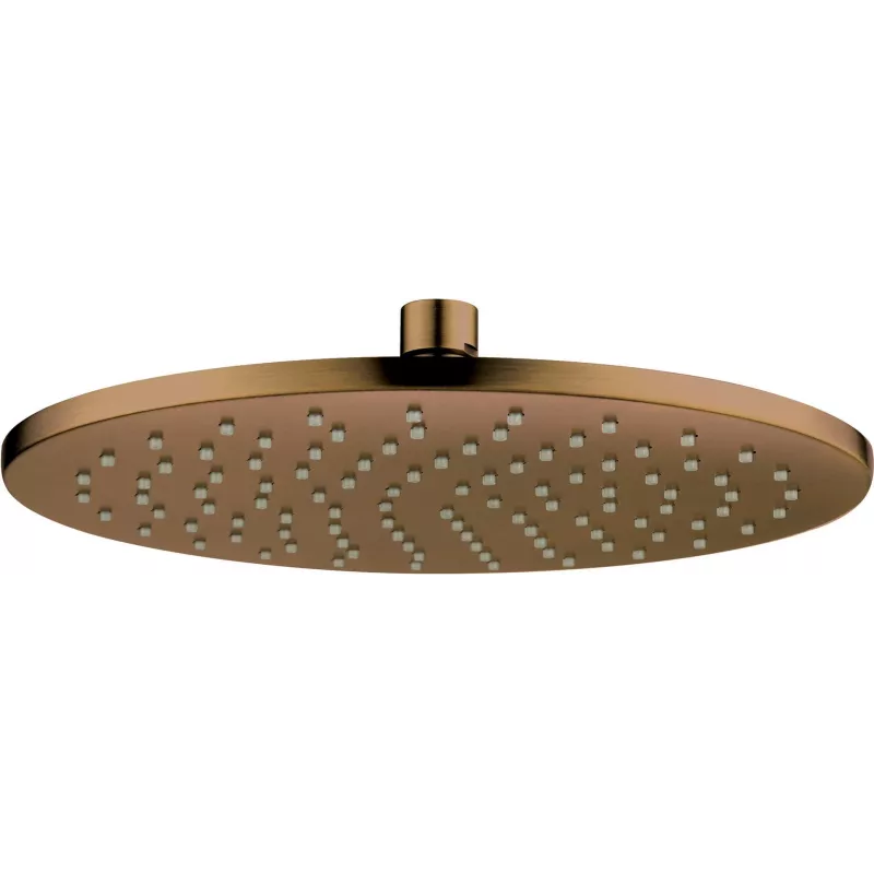 DEANTE Round Shower Head - 250 mm, Matte Black, Stainless Steel