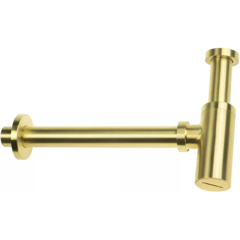 DEANTE Round Washbasin Siphon Bottle Trap Brass Chrome G 1 1/4 inch 32 mm