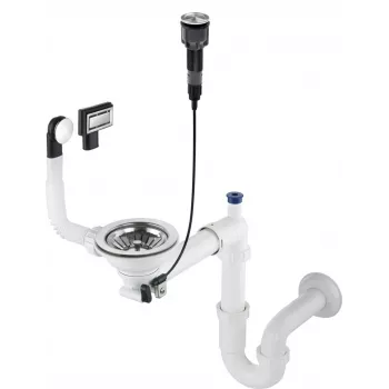 DEANTE Syfon do zlewozmywaka granitowego 1-komorowego - Space-Saver