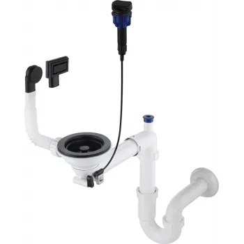 DEANTE Syfon do zlewozmywaka granitowego 1-komorowego - Space-Saver