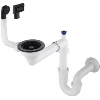 DEANTE Syfon do zlewozmywaka granitowego 1-komorowego - Space-Saver