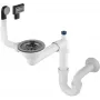 DEANTE Syfon do zlewozmywaka granitowego 1-komorowego - Space-Saver