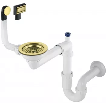 DEANTE Syfon do zlewu granitowego 1-komorowego - Space-Saver