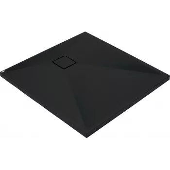 DEANTE Kwadratowa Granitowa Brodzik Prysznicowy 90x90 cm Grafit