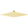 DEANTE Steel Shower Head - 250x250 mm Rain Shower Square Polished Chrome