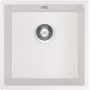 DEANTE Zlew granitowy wiszący 1-komorowy czarny 580x440mm