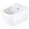 DEANTE Bidet podwieszany Cersanit Crea wiszący ceramiczny biały błyszczący prostokątny 1 otwór na baterię