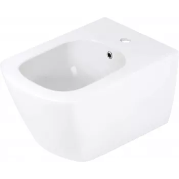 DEANTE Bidet podwieszany Cersanit Crea wiszący ceramiczny biały błyszczący prostokątny 1 otwór na baterię
