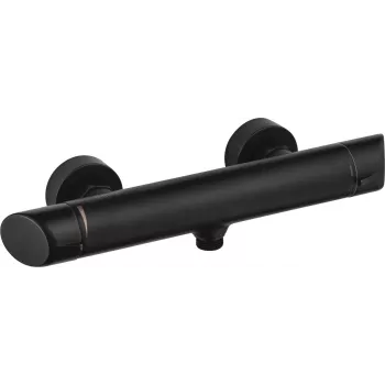 DEANTE Wall-mounted Shower Faucet Matte Black Brass Single-lever