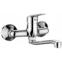 DEANTE umywalkowa bateria ścienna matowa czerń Arnika Nero