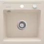 DEANTE ZQZ 5103 1-Bowl Granite Sink Black with Integrated Drainer