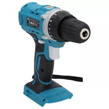 DEDRA DED7040 18V Wiertarko-wkrętarka udarowa z momentem 50 Nm, 13 mm metalowy uchwyt, oświetlenie LED