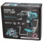 DEDRA DED7040 18V Wiertarko-wkrętarka udarowa z momentem 50 Nm, 13 mm metalowy uchwyt, oświetlenie LED
