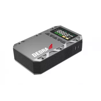 DEDRA Rozruchowy Power Bank 12000 mAh LCD z Kompresorem Powietrza