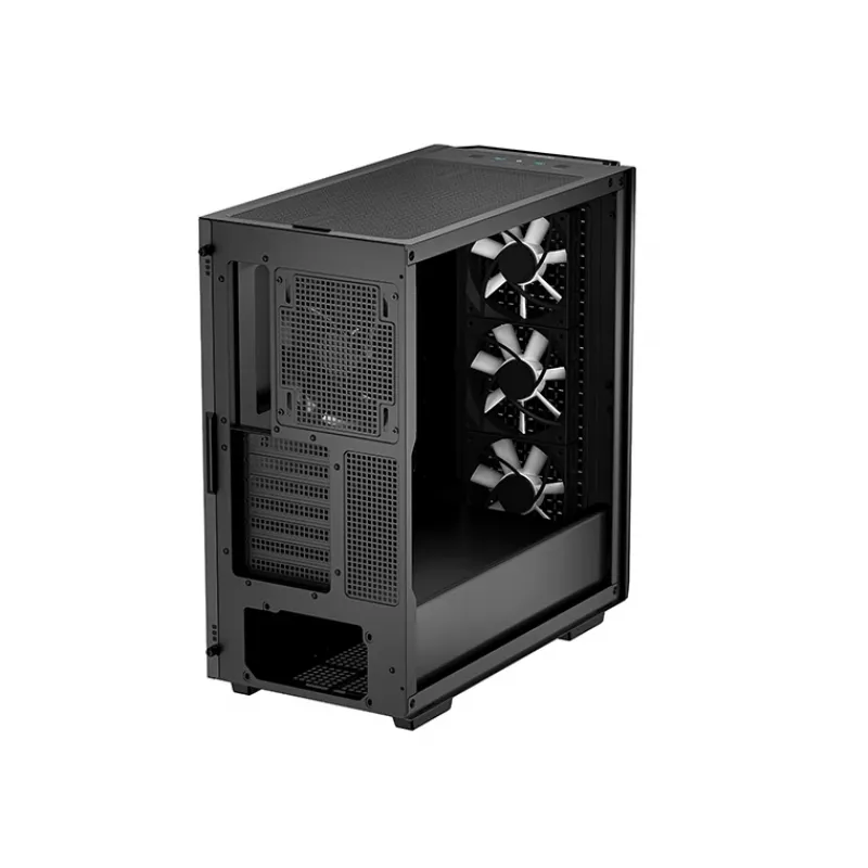 Obudowa Deepcool CG560 Mid Tower ze szklanym panelem bocznym, czarna