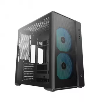 Deepcool CG590 MESH 2F Mid Tower Case - Czarny, Tempered Glass, 2x120mm Fans