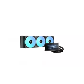 Deepcool LT360 VISION ARGB 360mm Chłodzenie cieczą, Czarny, ARGB, Intel i AMD, 3x120mm wentylatory PWM