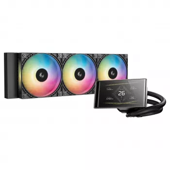 DeepCool LT360 VISION ARGB AIO Liquid Cooler, 360mm, Czarny