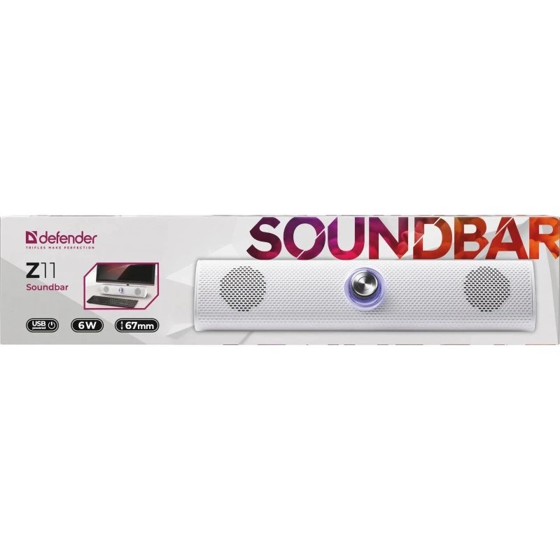 defender SOUNDBAR Z11 6W LED biały soundbar
