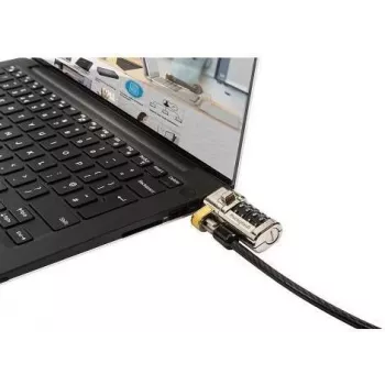 Dell 461-AAEU Linka zabezpieczająca z zamkiem 1,8m Czarny Chrom (D6FY7)