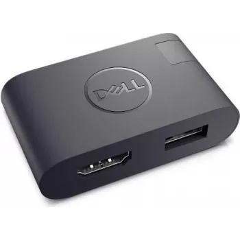Dell DA20 mobilny adapter USB-C – HDMI, VGA, Gigabit Ethernet, USB 3.0, czarny V1J4H