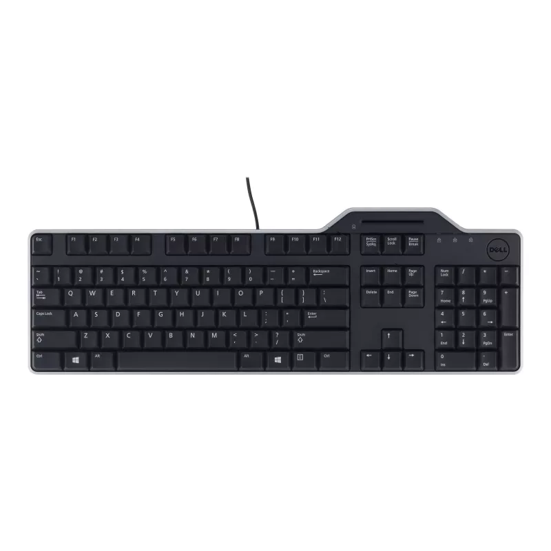Klawiatura Dell KB813 Smartcard Keyboard - USB - AZERTY - Czarna