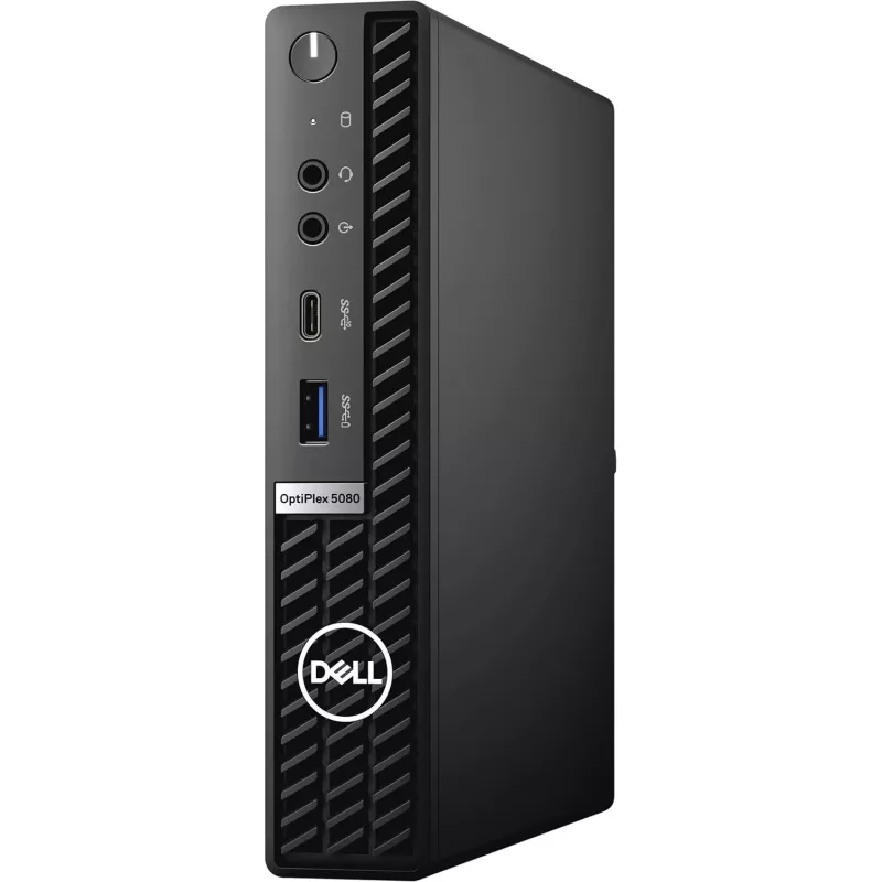 Dell OptiPlex 5080 Micro Desktop Computer - Intel Core i5-10500T, 12GB RAM, 256GB SSD, Windows 10 Pro