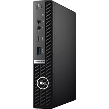 Dell OptiPlex 5080 Micro Desktop PC, Intel Core i5-10500T, 12GB RAM, 256GB SSD, Windows 10 Pro, Czarny