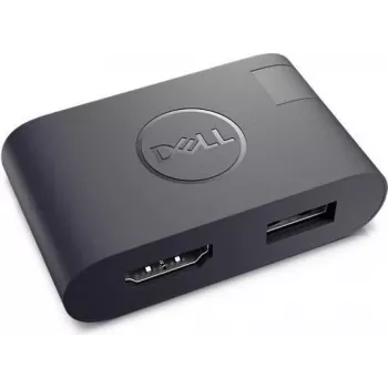 Adapter Dell USB Type-C na HDMI/USB Type-A (DA20) – HDMI 4K, USB 3.0, czarny