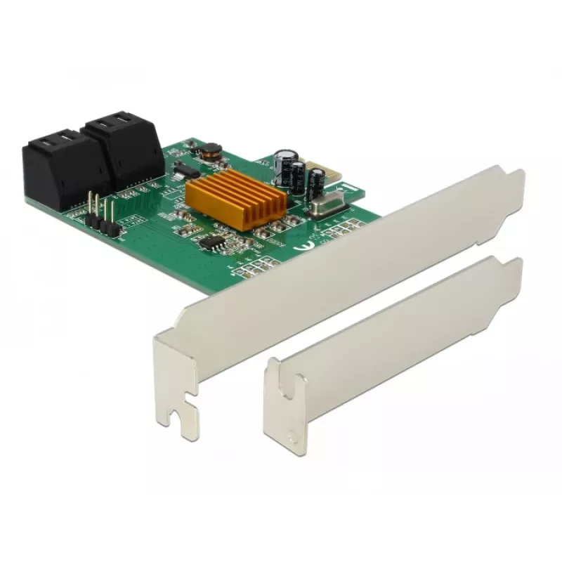 DeLOCK 4-portowa karta kontrolera SATA 6Gb/s PCIe 2.0 x1 z Marvell 88SE9215