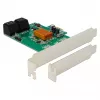 DeLOCK 4-portowa karta kontrolera SATA 6Gb/s PCIe 2.0 x1 z Marvell 88SE9215
