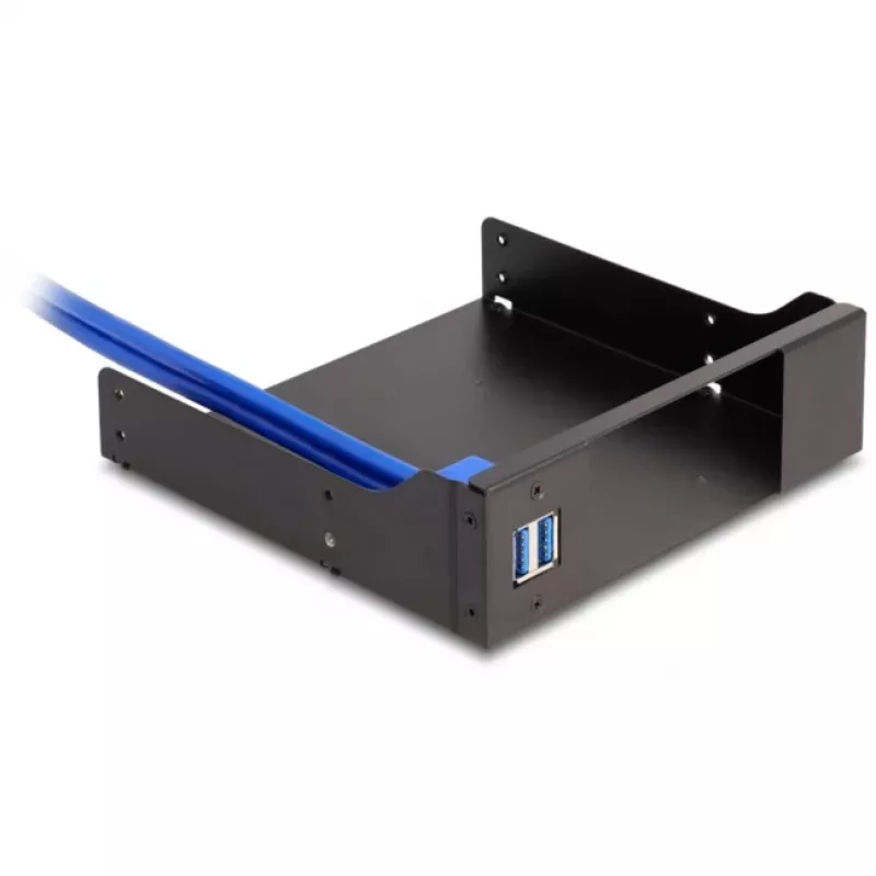Delock 5,25 cala metalowa ramka montażowa do slim bay mobile rack z USB 5 Gbps (18006)
