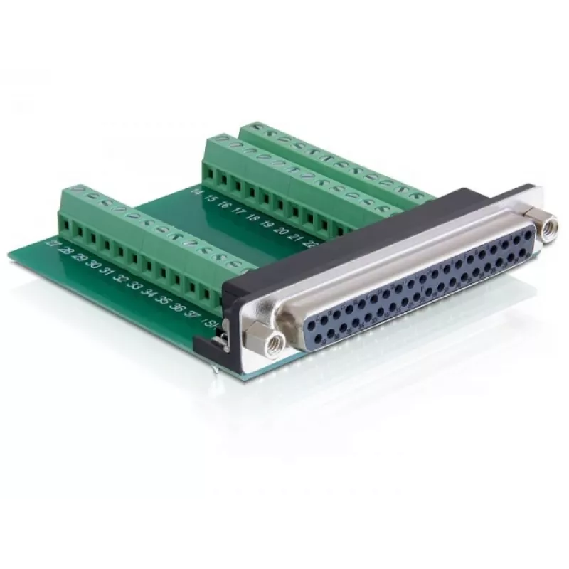 Adapter Delock D-Sub 37-pin żeński na złącze zaciskowe 65319