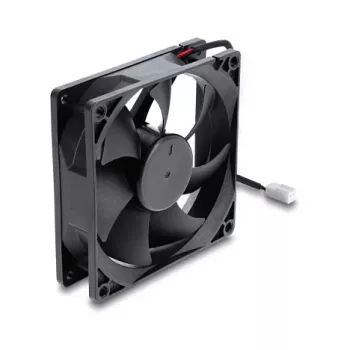 Delock Axial Fan 48 V DC, 92 x 92 x 25 mm z 2-pinowym złączem wentylatora, czarny