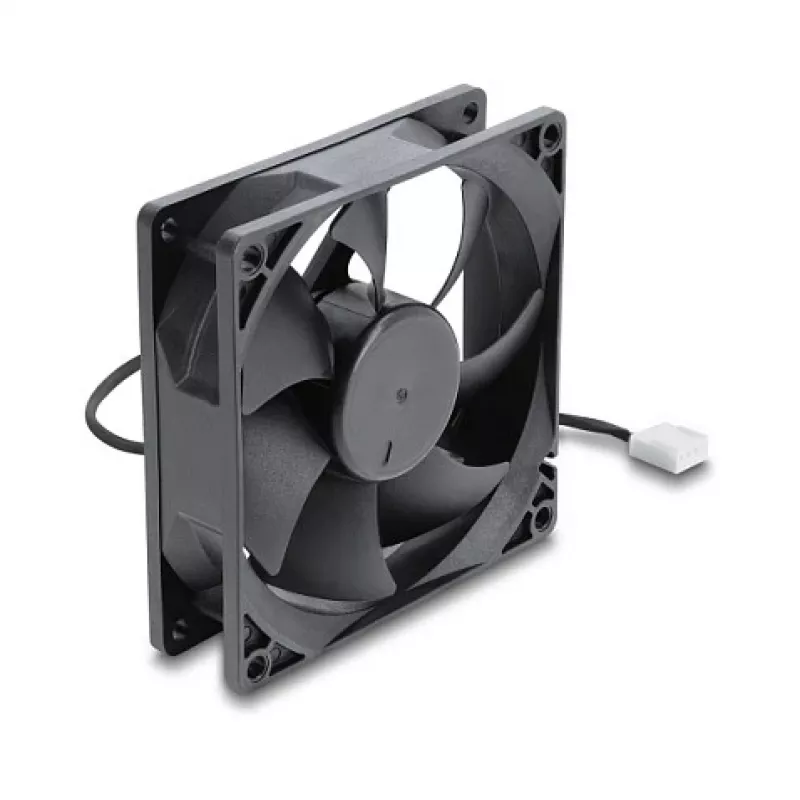 Delock wentylator osiowy 48 V DC 92x92x25 mm 4-pin PWM (67452), czarny