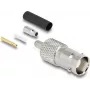 Delock żeńskie złącze BNC zaciskane do RG-174 / RG-316 z koszulką termokurczliwą 91760