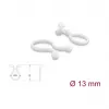 Delock spiralna osłona kabla 13 mm przezroczysta, 10 m, 100 sztuk