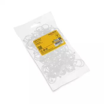Delock Owijka spiralna na kable Ø 18 mm przezroczysta, 100 sztuk