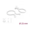 Delock spiralna osłona kabla Ø 23 mm przezroczysta, 100 sztuk