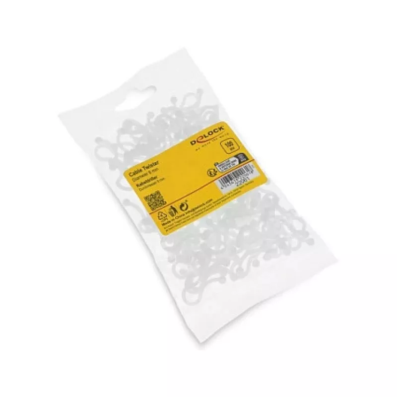 Delock spiralny oplot kablowy 8 mm przezroczysty, 100 sztuk