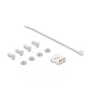 Delock D-Type RJ45 Panel Mount Jack Cat.6A STP z zaciskiem LSA i osłoną IP66
