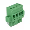 Zestaw złączek szynowych DIN DELOCK 4-pin z blokadą śrubową, 800 V, 32 A, szary