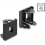 Delock Easy 45 Uchwyt modułu Keystone 45 x 45 mm Czarny 81669
