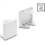 Delock Easy 45 Modułowa Zaślepka 45 x 45 mm Biała (81676)
