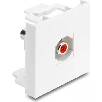 Delock Easy 45 Moduł RCA żeński na RCA żeński czerwony / biały (91815)