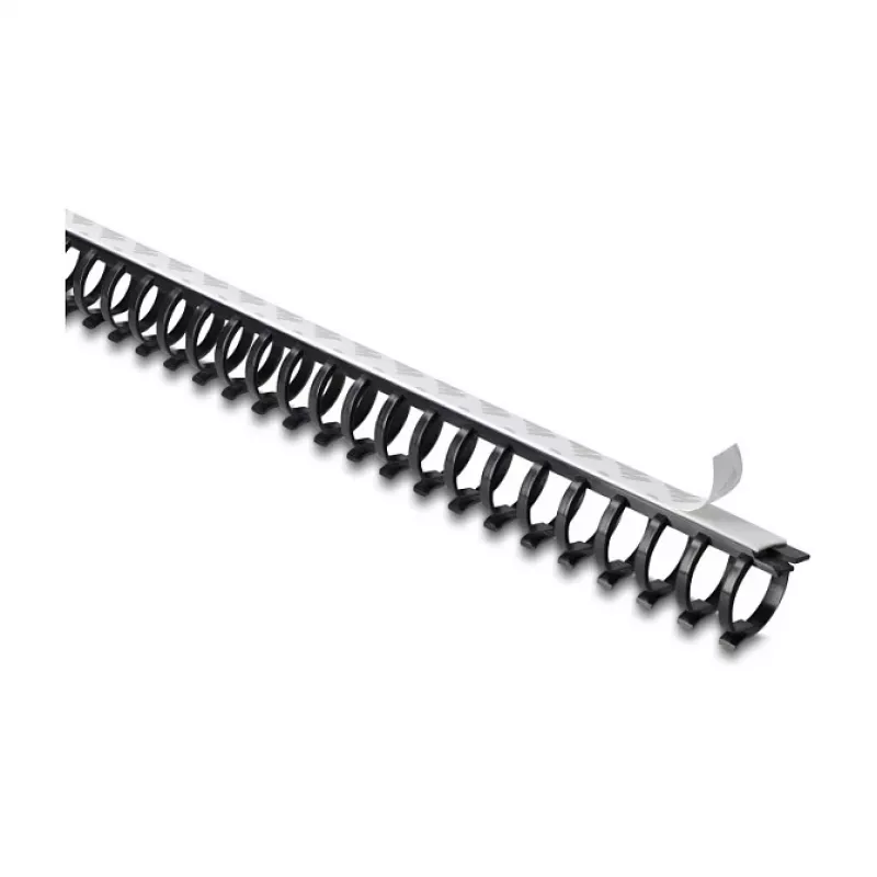 Delock elastyczny kanał kablowy samoprzylepny i przykręcany 25 x 26 mm - długość 50 cm czarny