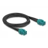 Kabel adaptera HDMI Delock Micro HDMI męski do 4x HDMI żeński 1 m czarny 90340