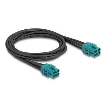 Kabel adaptera HDMI Delock Micro HDMI męski do 4x HDMI żeński 1 m czarny 90340